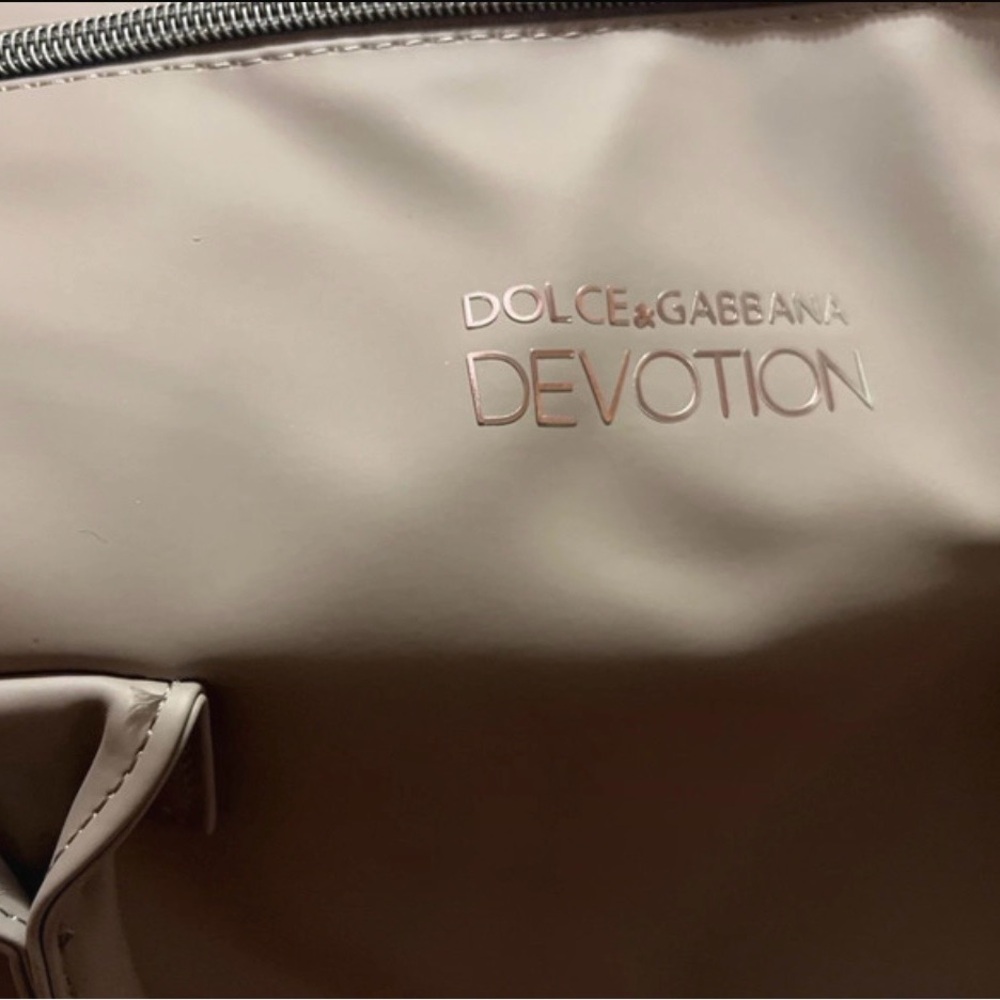 Dolce & Gabbana Devotion Weekender Duffle Travel Bag Taupe GWP - Picture 2 of 7